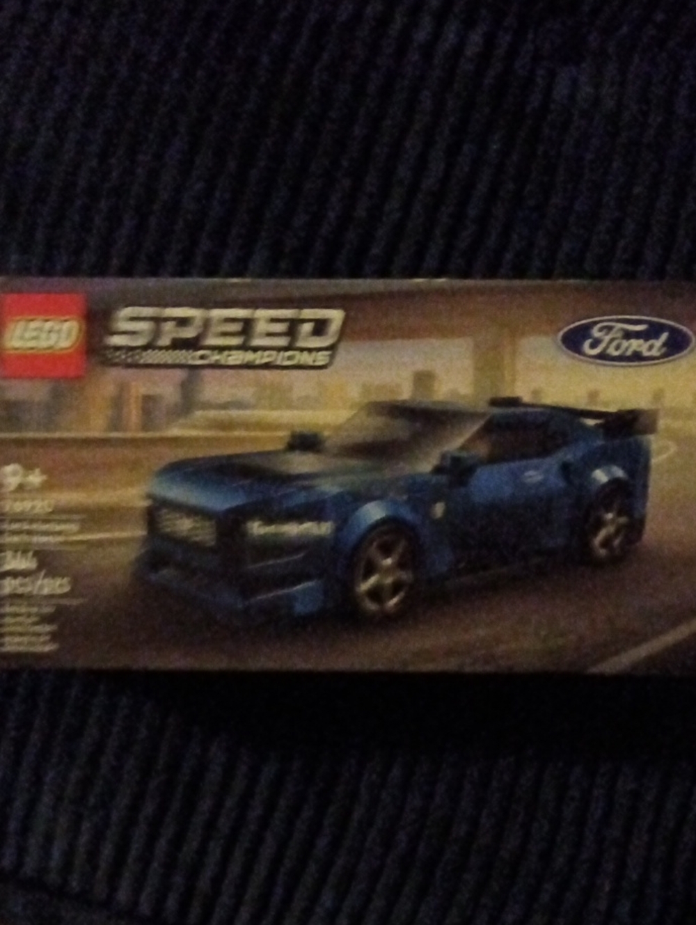 Lego Speed Champions Ford Blue Race Car Model
